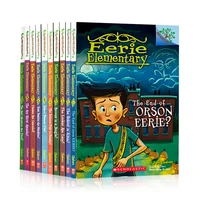 10 booksset eerie elementary kids books baby english reading campus theme classics manga book set for children