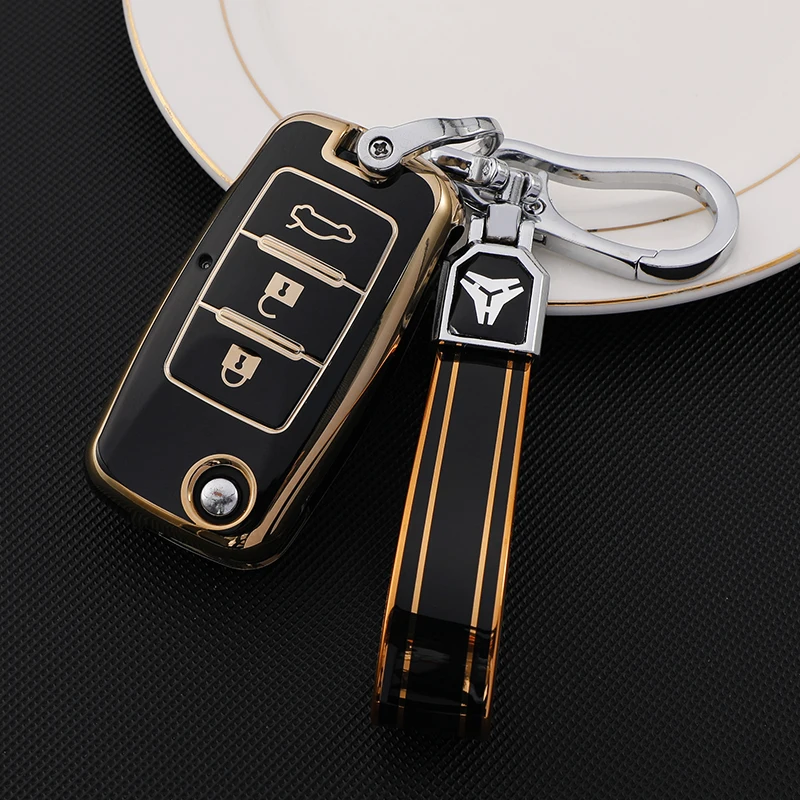 

TPU Car Remote Key Fob Cover Case Holder Shell for Dongfeng DFM Aeolus AX7 AX5 AX4 AX3 Glory 360 370 580 Cefiro MX6 Accessories