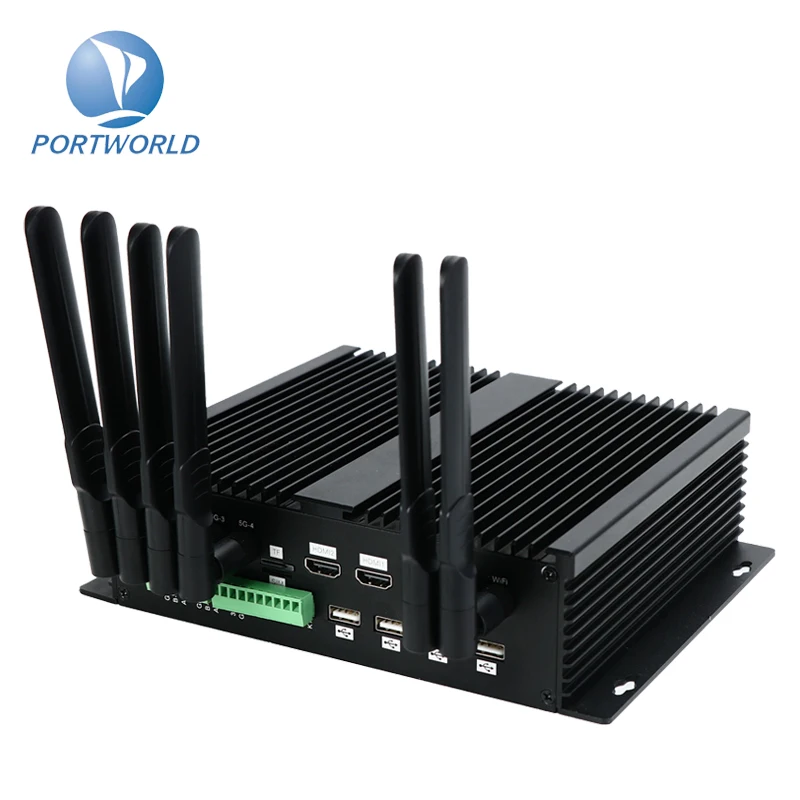 

Поддержка Linux Android Os с Rs232 Rs485 5G Wifi Edge вычисление без вентилятора без шума Rk3399Pro портативный промышленный мини-ПК
