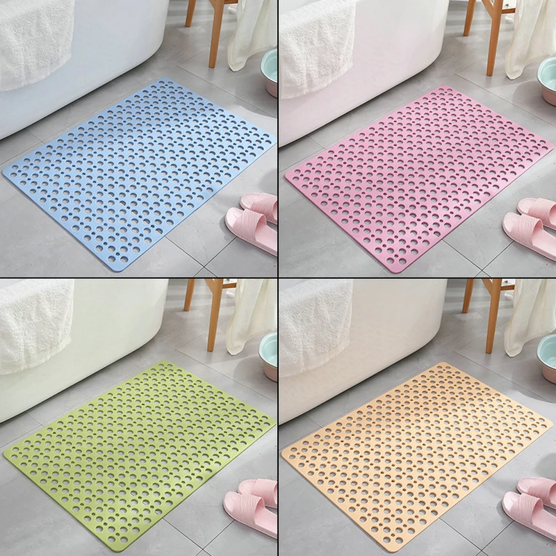 

Bathroom Mat TPE Shower Non Slip Foot Pad Toilet Waterproof And Anti Falling Floor Mats Suction Pad Shower Mat Foot Pad