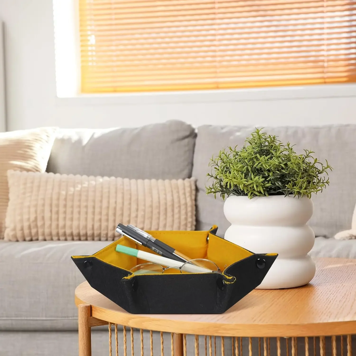 Вращающийся Складной Шестиугольный Поднос Для Игральных Костей С Подставкой