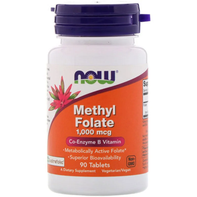 

Methyl Folate 1000 mcg 90 capsules Metabolically Active Folate