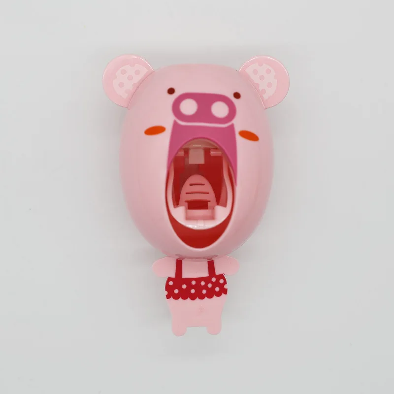 Симпатичный мультяшный дозатор зубной пасты автоматический пресс настенное