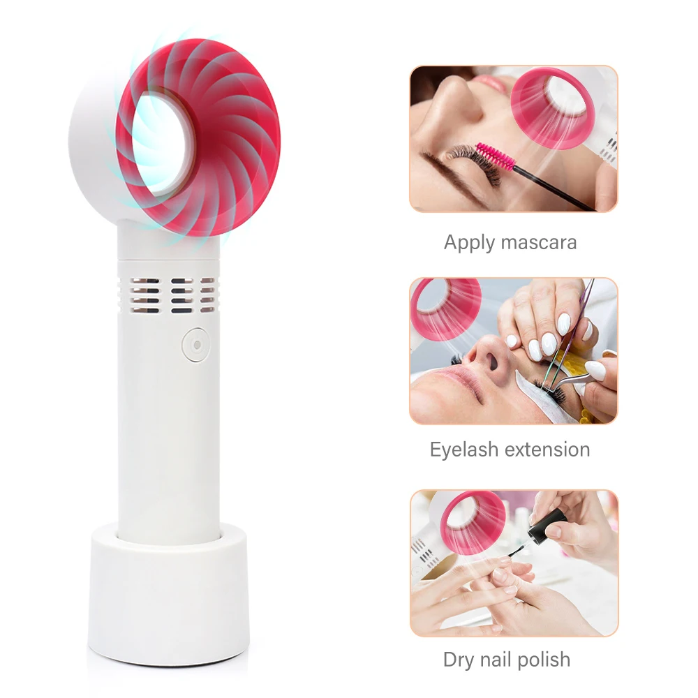 

Usb Charging Eyelashes Dryer Plant False Lashes Bladeless Fan Grafted Eyelashes Dedicated Dryer for Women Beauty Makeup Tools