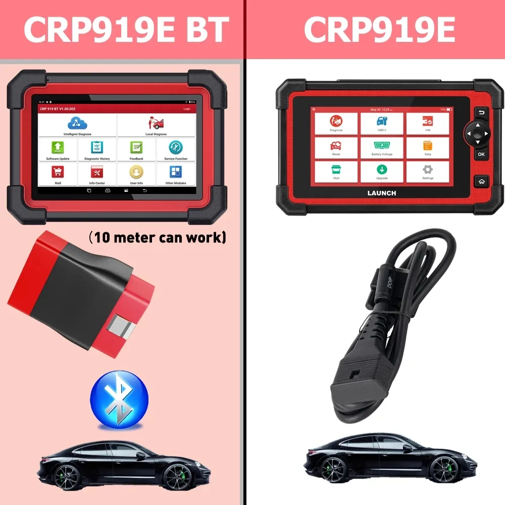 LAUNCH X431 CRP919E BT С DBScar VII Автомобильный диагностический инструмент VCI Auto OBD OBD2 Сканер