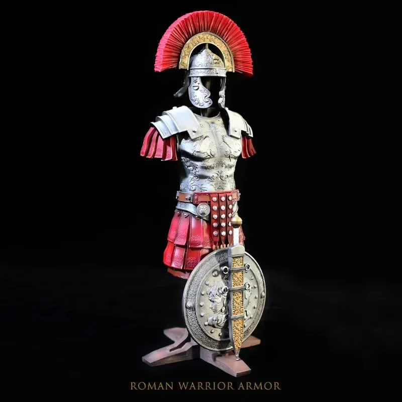 210 мм украшение для дома ремесло древний Римский Шлем Броня Готовая модель