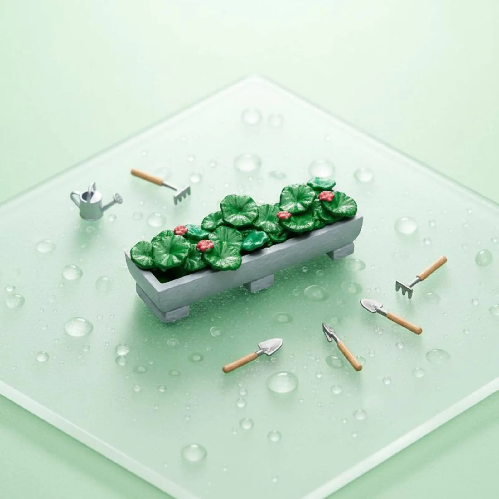 Фото Миниатюрная модель цветка в масштабе 1:64, реалистичное миниатюрное растение для сказочного сада, идея подарка, предмет для хобби, долговечный. №1
