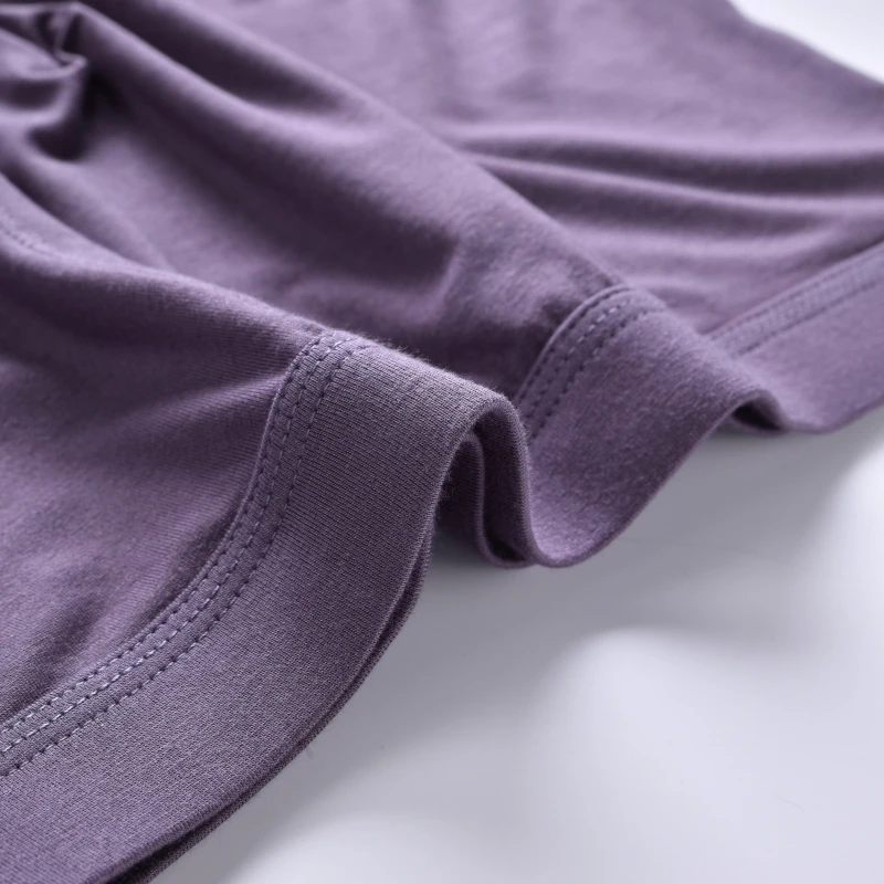 4Pcs/Lot Men'S Underwear Boxer Shorts Cotton Plus Size Loose Breathable Mid-Waist Solid Sexy Middle-Aged Men Boxershorts 5XL