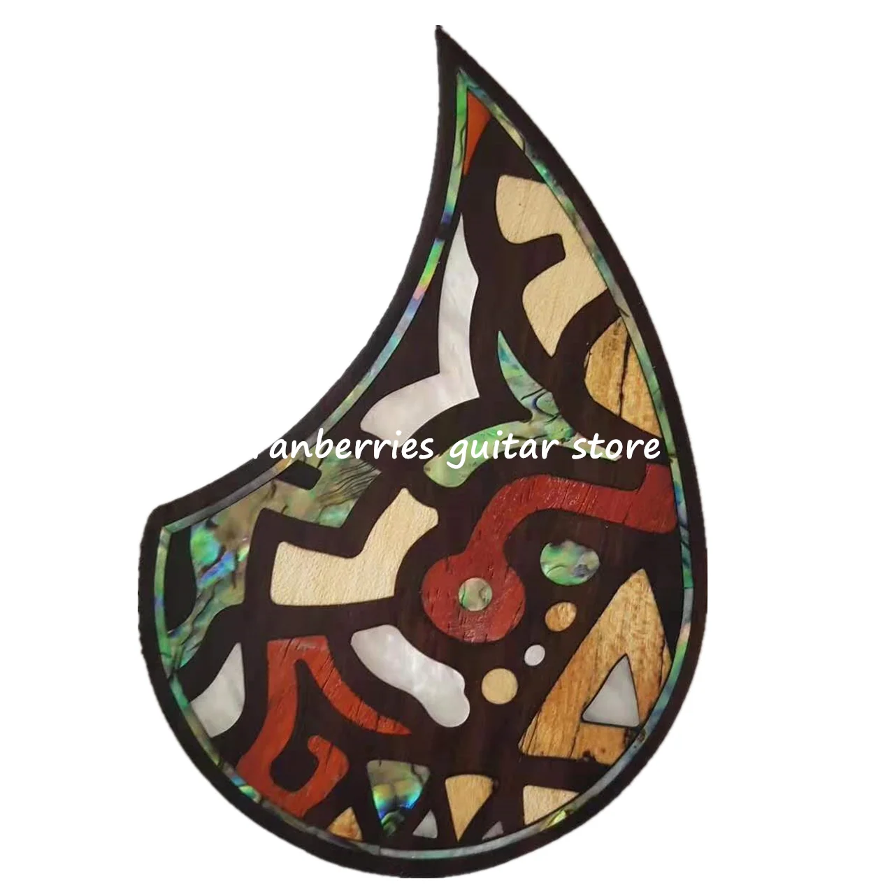 

Colorful Solid Wood Acoustic Guitar Pickguard,Self Sticker Rosewood Pickguard,Real Abalone,Free Shipping