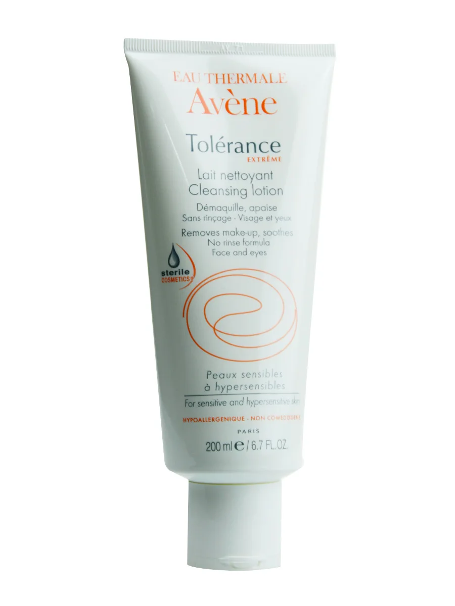 Avène толеранс Экстрем молочко без краску 200 мл. Очистка при повышенной
