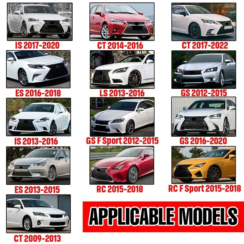 Фото Для LHD LEXUS IS ES GS LS CT RC F-Sport 2014-2020 ABS крышка бокового зеркала автомобиля крышка крыла внешняя отделка двери клейкая наклейка детали №3
