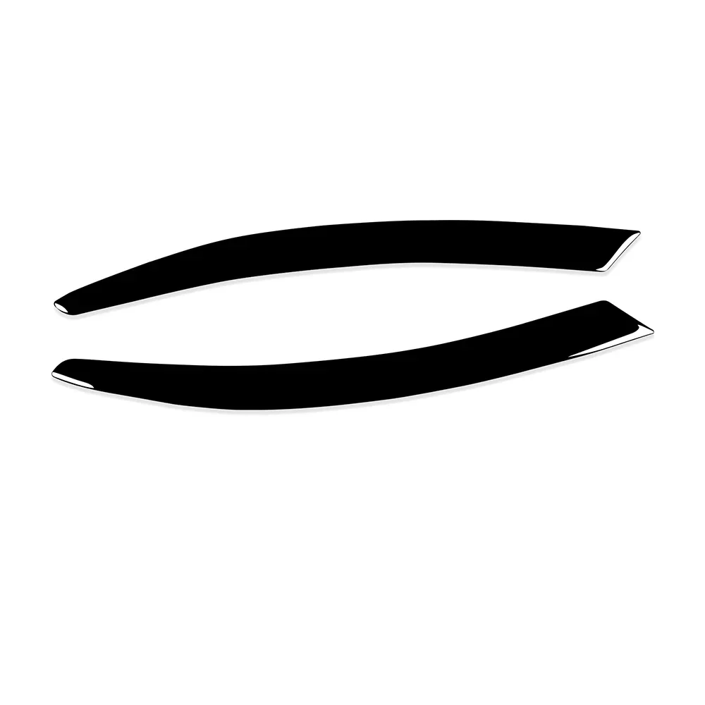 Для Audi A6 C6 4F 2004 2005 2006 2007 2008 2009 аксессуары 2 шт. фортепианно-черные автомобильные