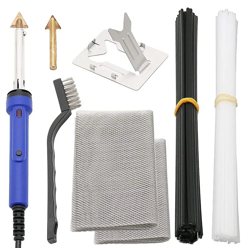 

Car Bumper Repair Electric Soldering Iron Thermal Stapler Leather Ironing Tool Smoothing Tool With PP Glue Stick Plastic Repair