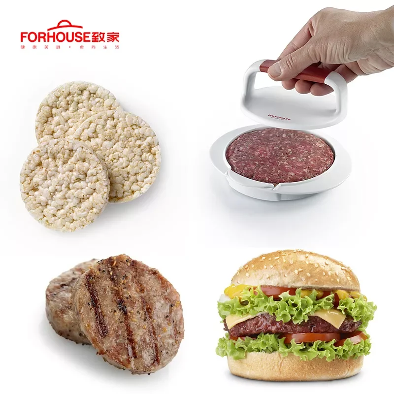 

2023 Hamburger Meat Beef Maker Grill Burger Patty Press Mold Mould Kitchen Utensils For Hamburger Press ABS+TPR Kitchen tools