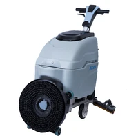 2022 sc2a new design popular 18 inch brush sweeper convenience cylindrical walk behind electric auto floor scrubber dryer
