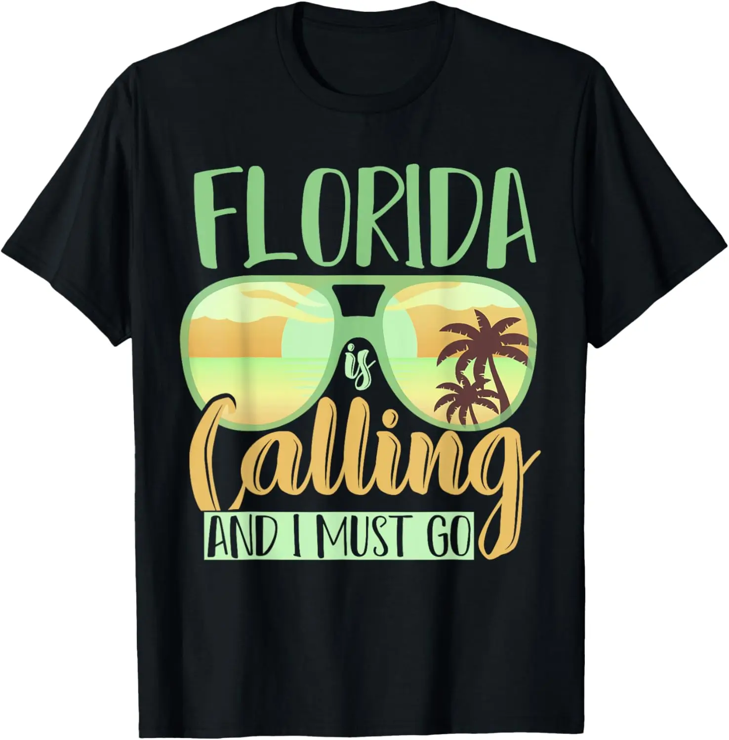 Футболка Florida Is Calling And I Must Go Funny Summer Vibes