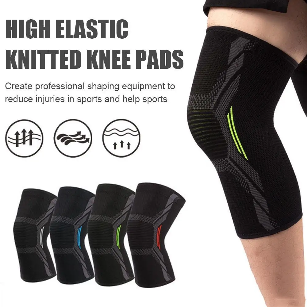 

1 PC Knee Brace Workout Compression Knee Support For Joint Pain Relief Running Biking Sport Knitted Knee Sleeve For Knee Brace