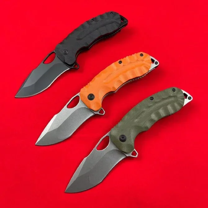 Карманный складной нож GOS Kiku XR CTS XHP Blade G10 тактический для самообороны кемпинга