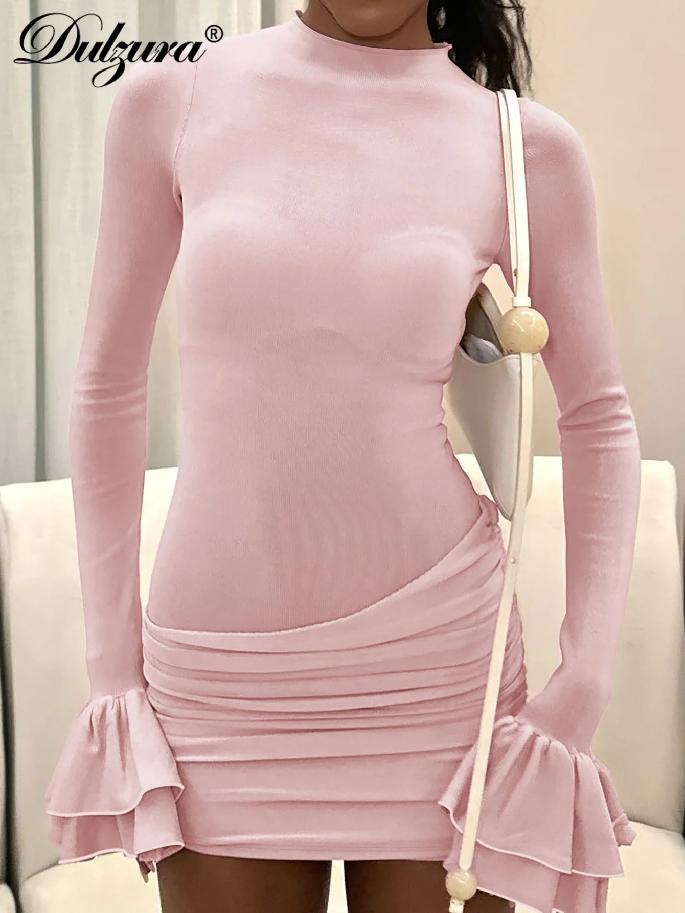 Dulzura мини-платье из полиэстера