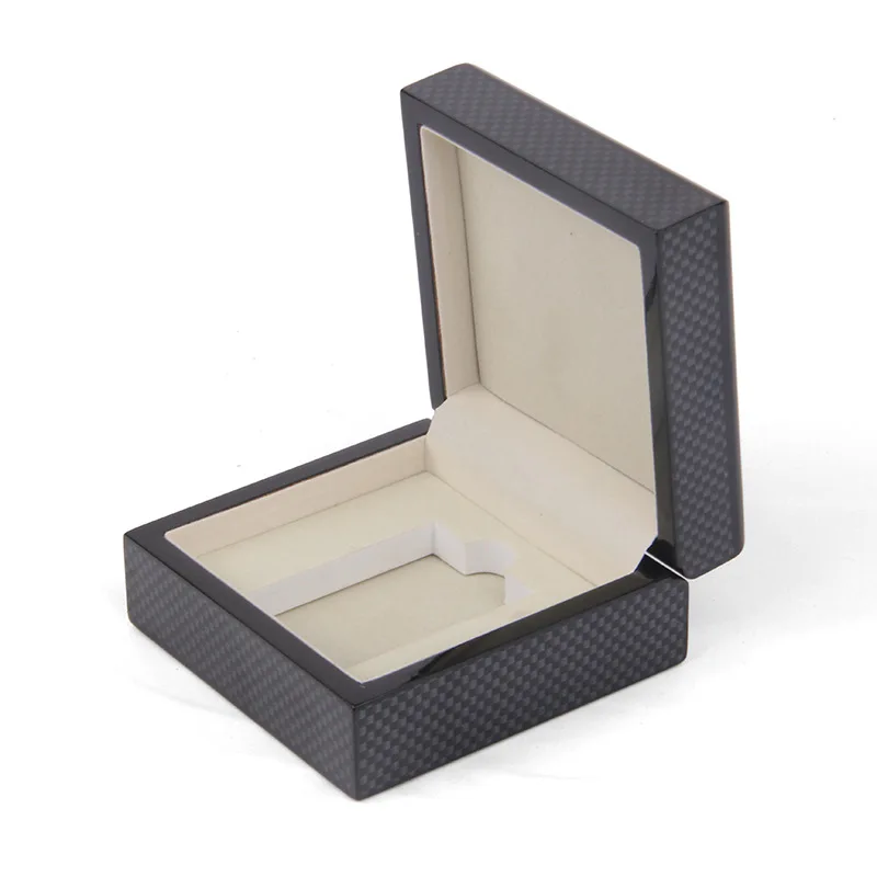 Storage Box Carbon Fiber Natural Wood Eva Lint Lining Origin