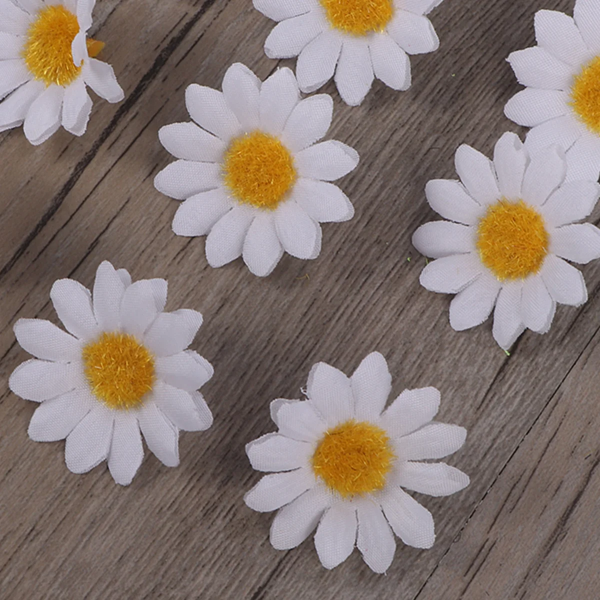 

Daisy Decorations Flowers Fake Party Flower Crafts Head Garland Cake Birthday Artificial Decor Petals
