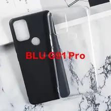 Plain Transparent Phone Case For BLU G91 Pro G0530WW Silicon Caso Soft Black TPU Phone Cover For Capa BLU G51 Plus G0510WW чехол