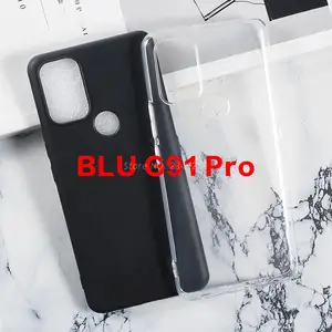 plain transparent phone case for blu g91 pro g0530ww silicon caso soft black tpu phone cover for capa blu g51 plus g0510ww чехо