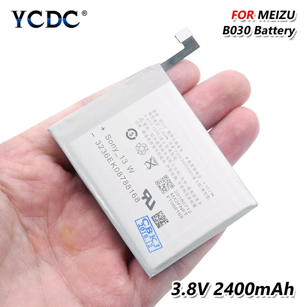 

2023NEW New Replacement 2400mAh B030 Battery For MEIZU MX3 MX 3 M055 M351 M353 M355 M356 Cell phone Batterie Batterij Bateria