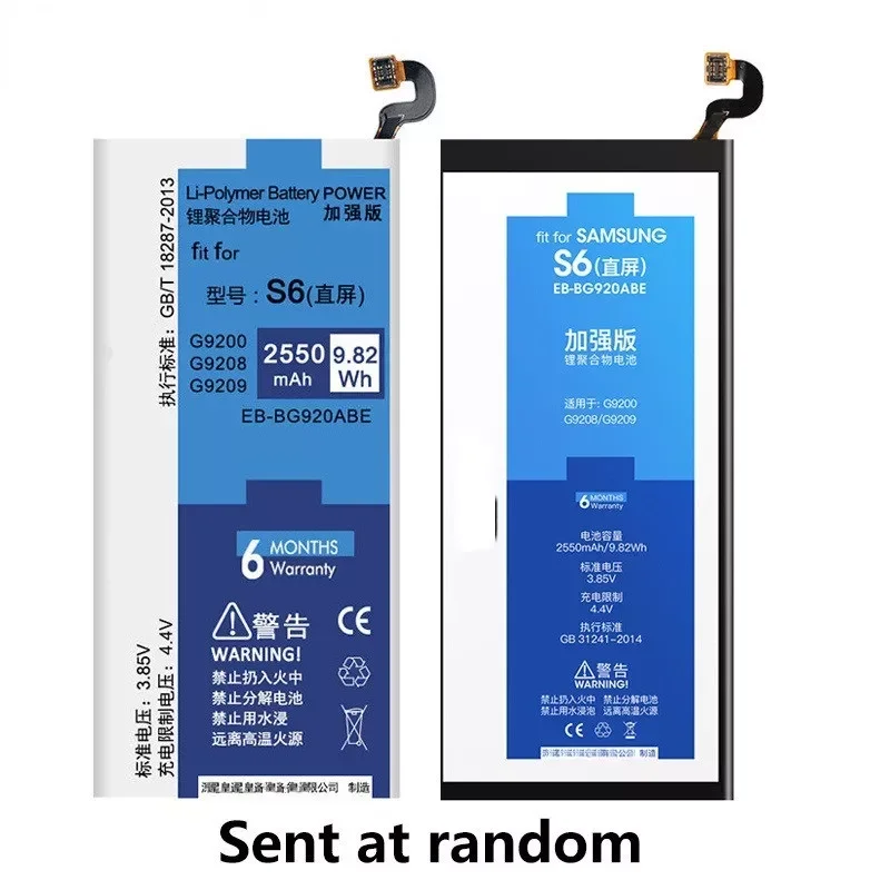 

2022 High performance Battery For Samsung Galaxy S5 S6 S7 S8 S9 S3 S4 NFC S7 S6 Edge S8 Plus G950F G930F G920F G900F G925F