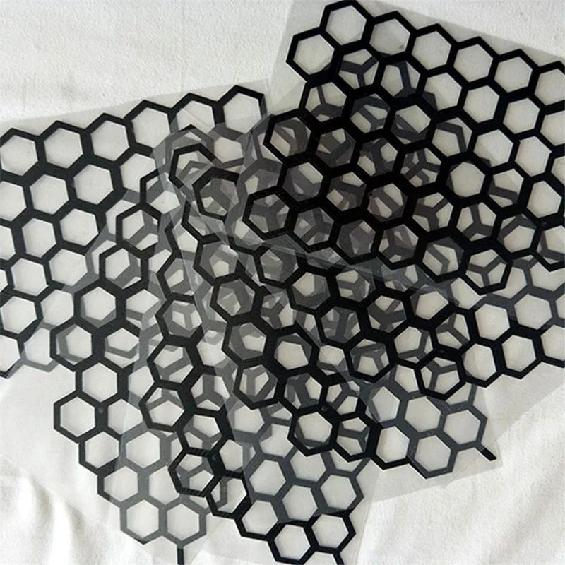 6 шт./компл. Автомобильная наклейка из ПВХ предупреждающая лента виниловая пленка