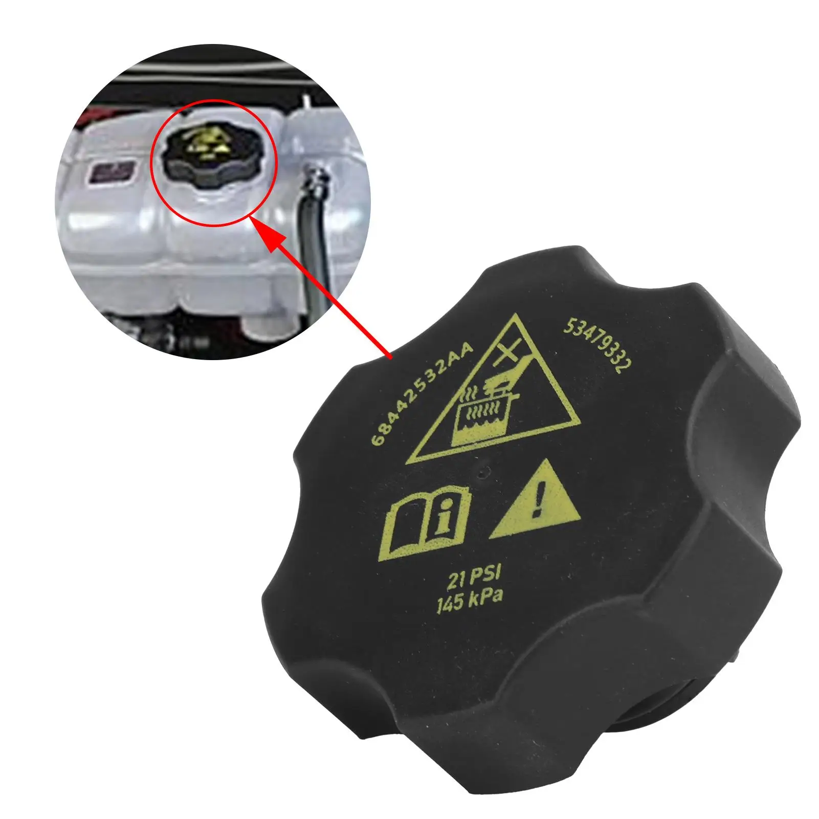 Бутылка для восстановления охлаждающей жидкости радиатора двигателя 68249136 AA 2020