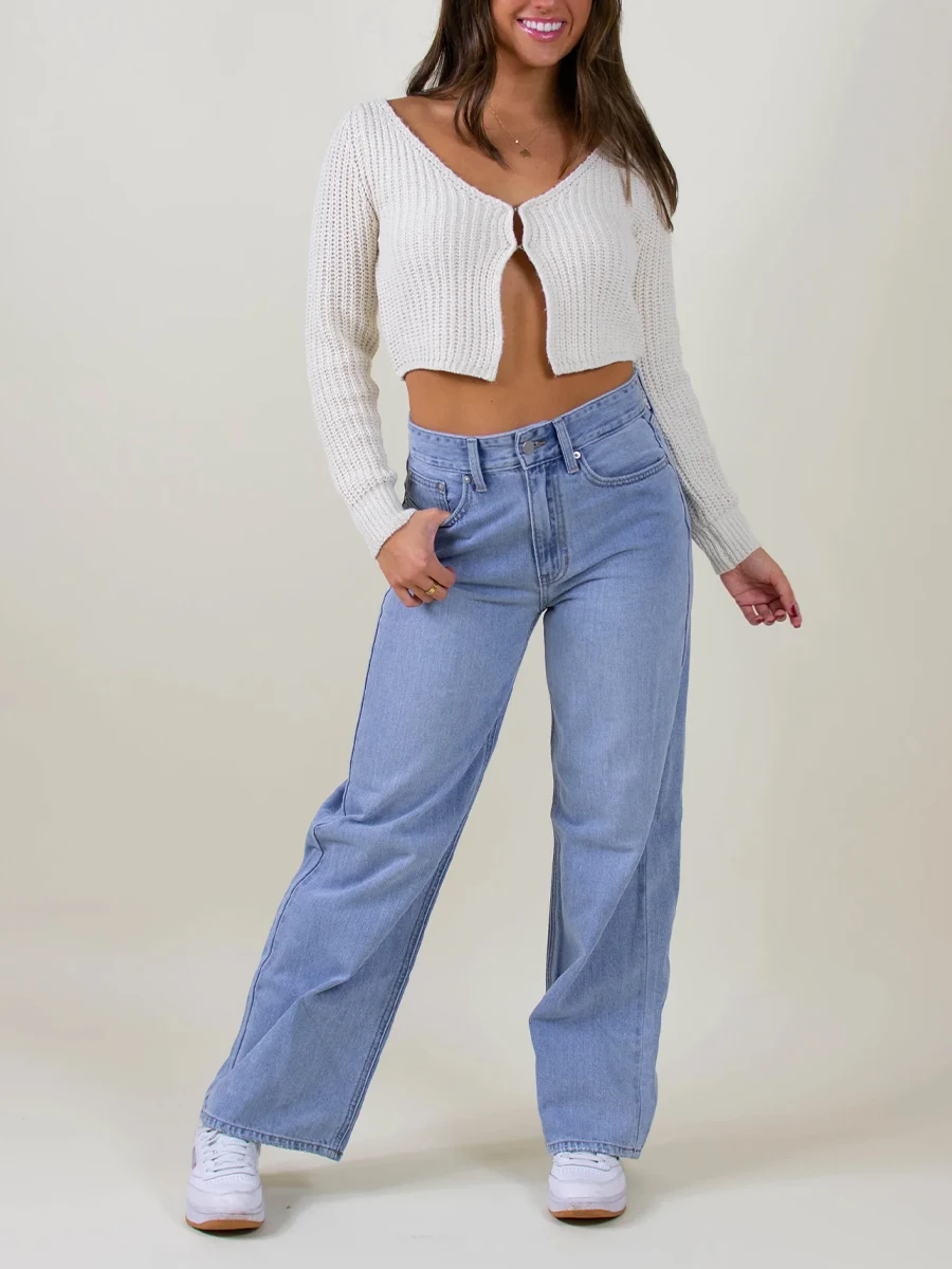 

Women Y2k Hollow Out Crochet Knit Crop Tops Long Sleeve Tie Front Cropped Cardigan Vintage 90s Sweater Streetwear