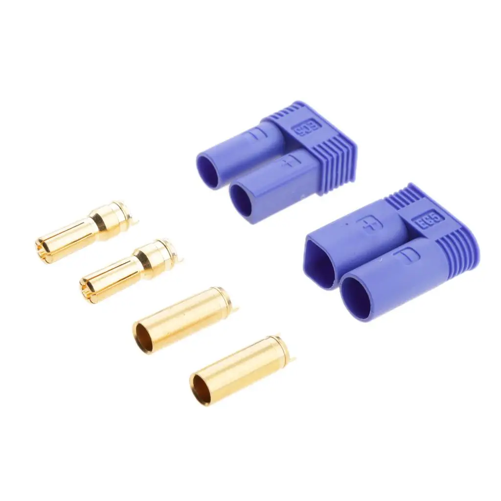

1 Sets of EC5 Type Male Female Connectors, 5.0mm Gold Banana Plug
