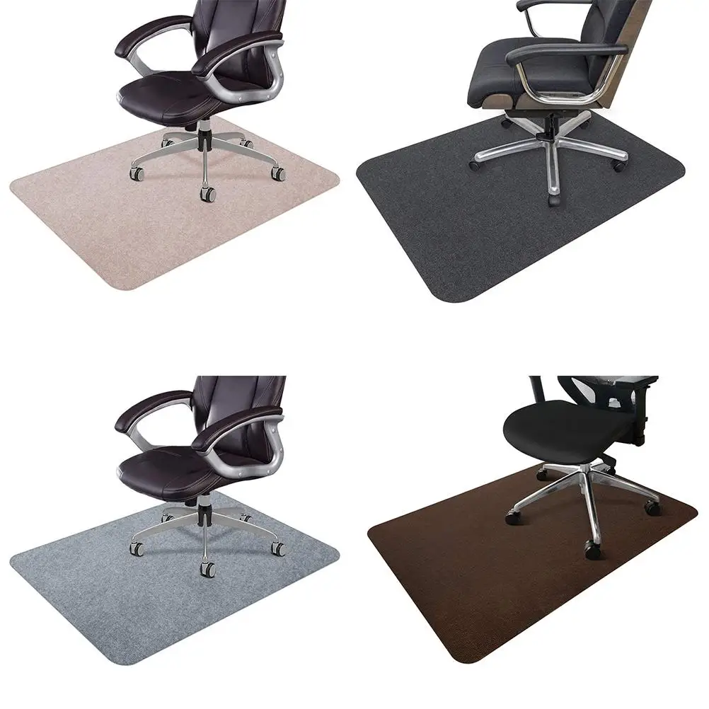 Office Chair Mat for Hardwood Computer Gaming Rolling PVC Self Adhesive Waterproof Anti-Slip Floor Protector Rug |