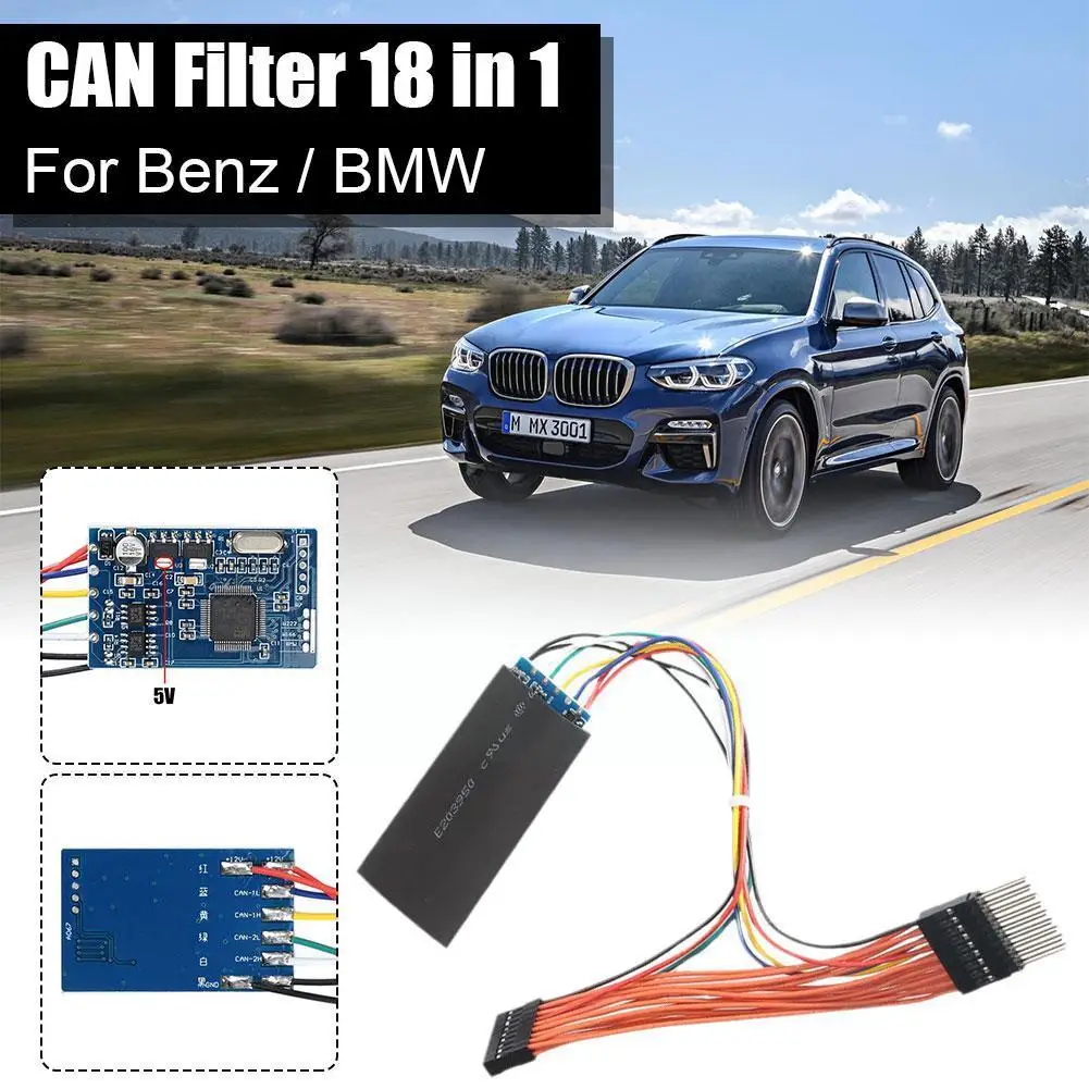 

Универсальный фильтр 18 в 1 для Benz/BMW CAN Filter MB CAN Filter 18