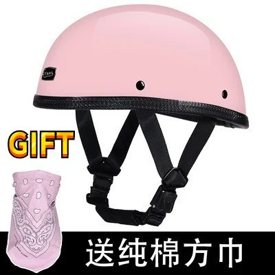 

2022 New Motorbike Helm Moto Bike Free gift DOT Japanese Style Motorcycle Helmet Open Half Face Vintage Motocross Helmets