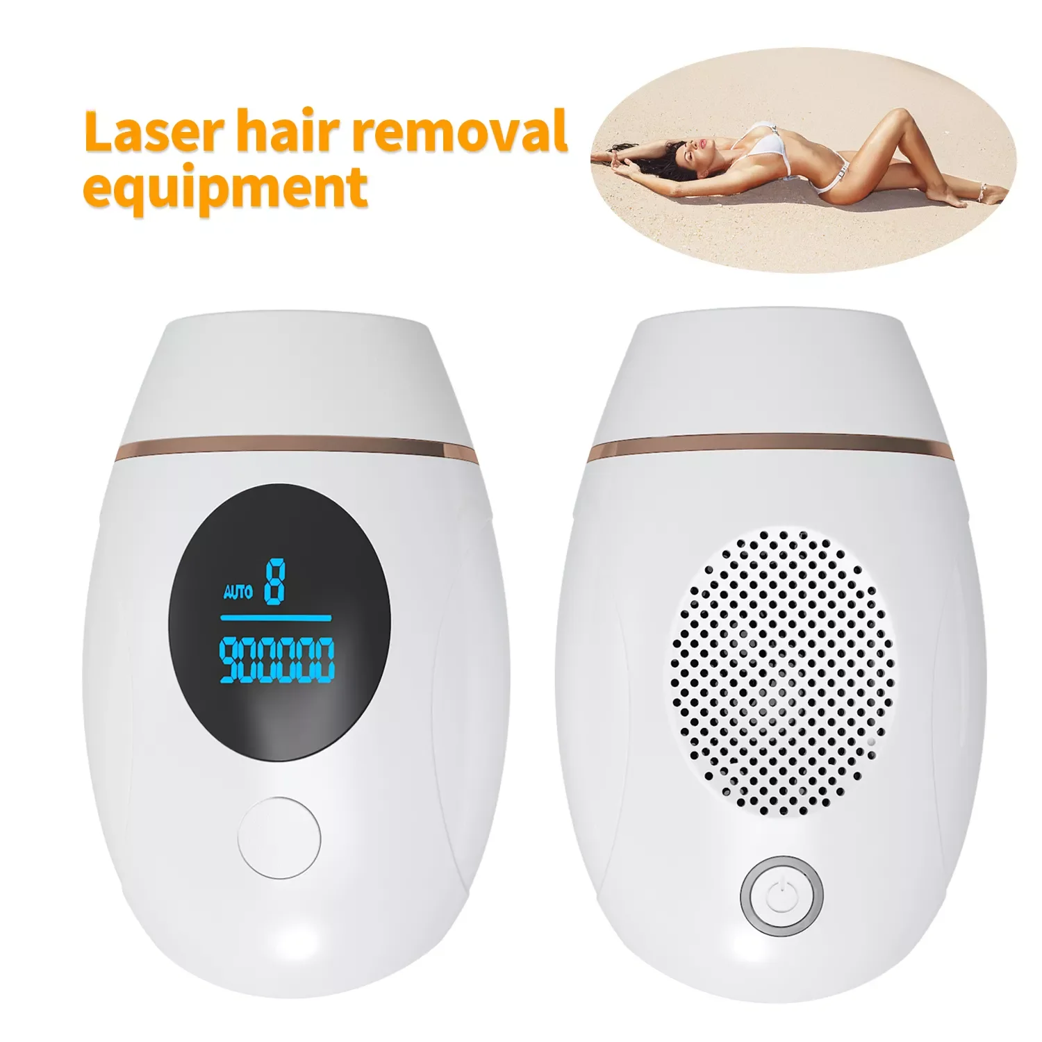

IPL Hair Removal Professional Epilator 900000 Flashes Depilation Kit Permanent Painless Hair Remover Pulsed Light Depilator