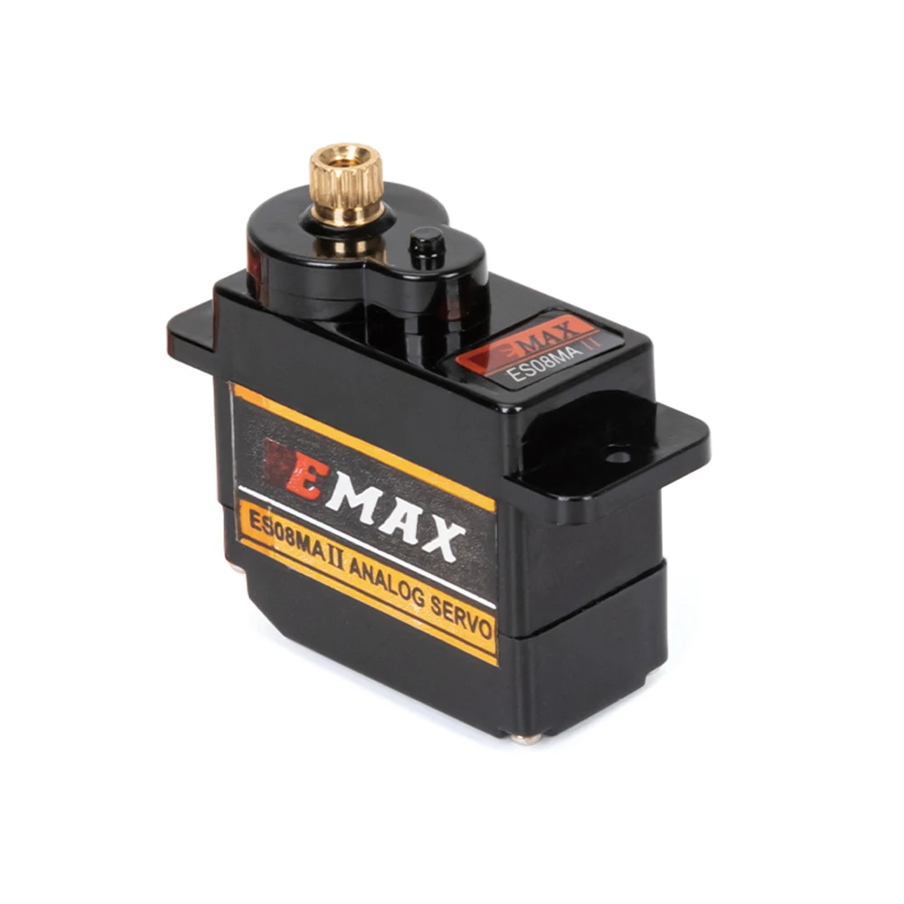 Фото Аналоговый сервопривод EMax ES08MA II 12g с металлическим редуктором для радиоуправляемых краулеров 1/24 Axial SCX24, запчасти для тюнинга №4