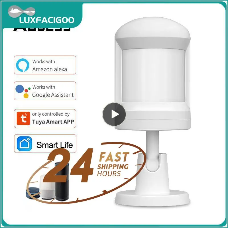 

1~6PCS Rotatable Foot Stand Motion Sensor Voltage Monitoring Human Body Movement Detector 7 M Alarm Pushes Zigbee Sensor