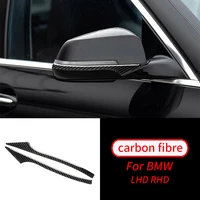 real carbon fiber car rearview mirror anti rub strips protector anti collision strip for bmw e60 f10 f07 f01 5 series 5gt