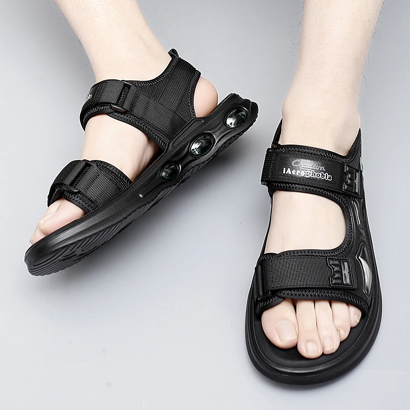 Летняя популярная мужская пляжная обувь сандалии Нескользящие Кемпинг