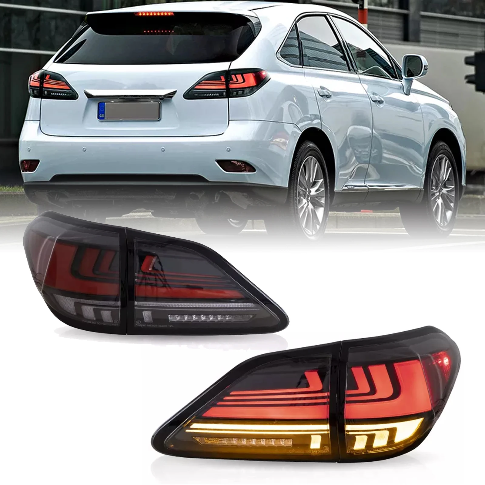 

LED Taillights For Lexus RX270 RX350 RX450 RX330 RX440H Tail Light Assembly DRL Daytime Running Light Start Dynamic Turn Signal