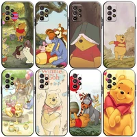 disney cartoon winnie bear phone case for samsung galaxy s8 s8 plus s9 s9 plus s10 s10e s10 lite plus 5g silicone cover soft