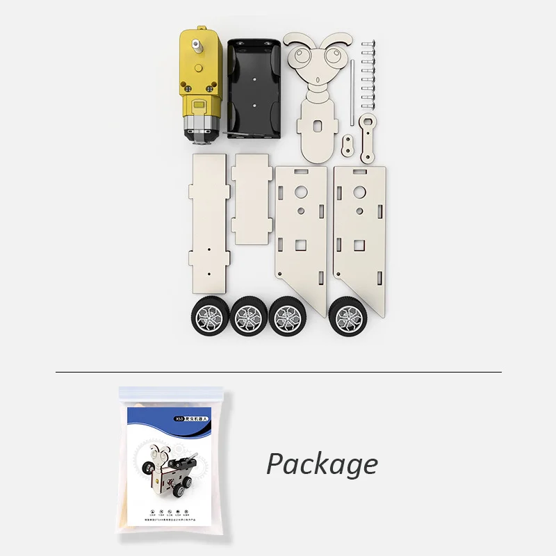 DIY бионический рептилий Робот Модель STEM Kit дети технология наука игрушки