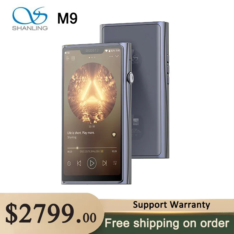 Портативный музыкальный плеер SHANLING M9 Android mp3-плеер с двумя ЦАП AK4499EQ чипы PCM768/DSD512 MQA