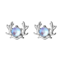925 silver stud earrings moonlight forest hot selling fashion jewelry exquisite for decoration 2022 new
