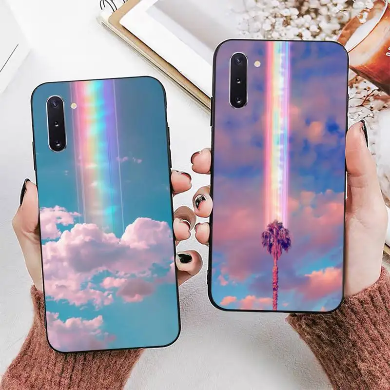 

Cloud Dream Laser Phone Case for Samsung Note 5 7 8 9 10 20 pro plus lite ultra A21 12 72