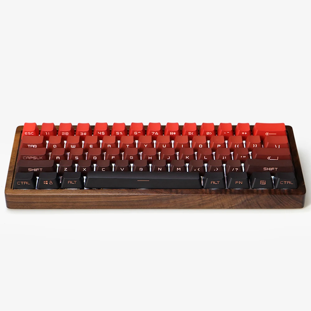 Chinese Style OEM Backlit PBT Keycaps for 68 87 104 MX1.0 6.0 8.0 Mechanical Keyboard Side Engraved Red Black 105 122 Keys Caps