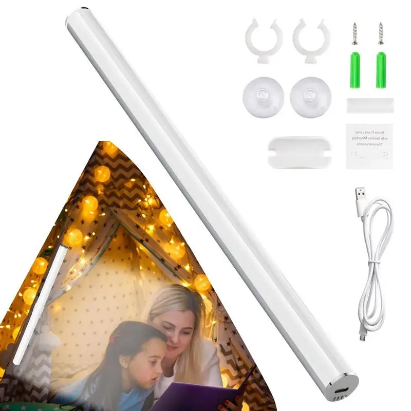 

Vanity Lights Stick On Makeup Light LED Mirror Light Long Battery Life Dimmable Touch Control For Reading Light Desk Lamp