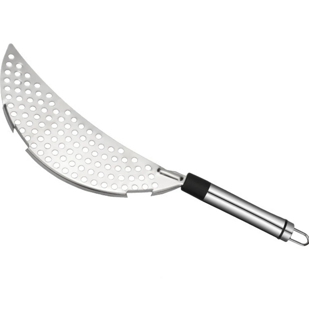 

Strainer Pot Pan Drainer Strainers Pasta Stainless Steel Kitchenhandheld Moon Handle Metal Fruit Vegetables Meat Noodles Veggies